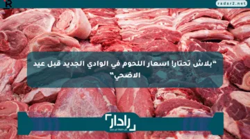 “بلاش تحتار! أسعار اللحوم في الوادي الجديد قبل عيد الأضحى”